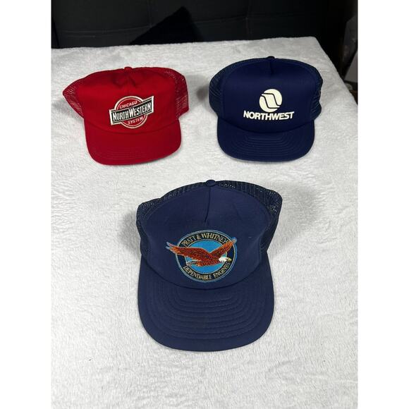 VTG Trucker Snapback Hats North Western System Pratt Whitney Engines Northwest - Picture 1 of 7